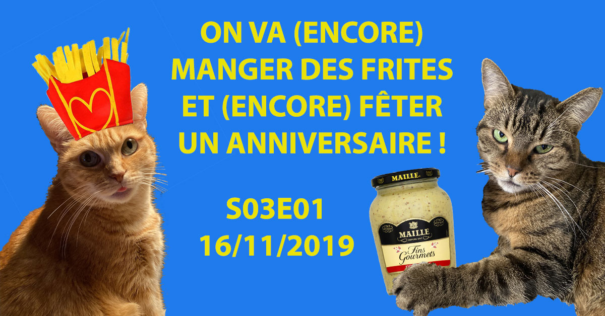 Affiche de la soirée frites